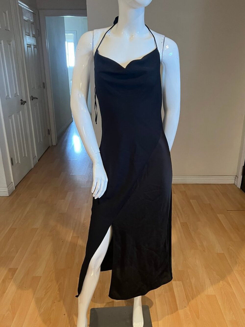 CUSHNIE X TARGET BLACK SLIP DRESS HALTER SIZE 2 US